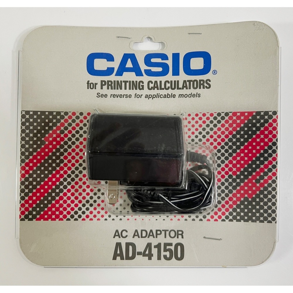 Casio Calculator Power Supply AC Adapter Charger AD-4150 DC 6V 300mA